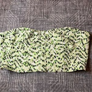 New without tags Bar III Crop Top In Green/Black